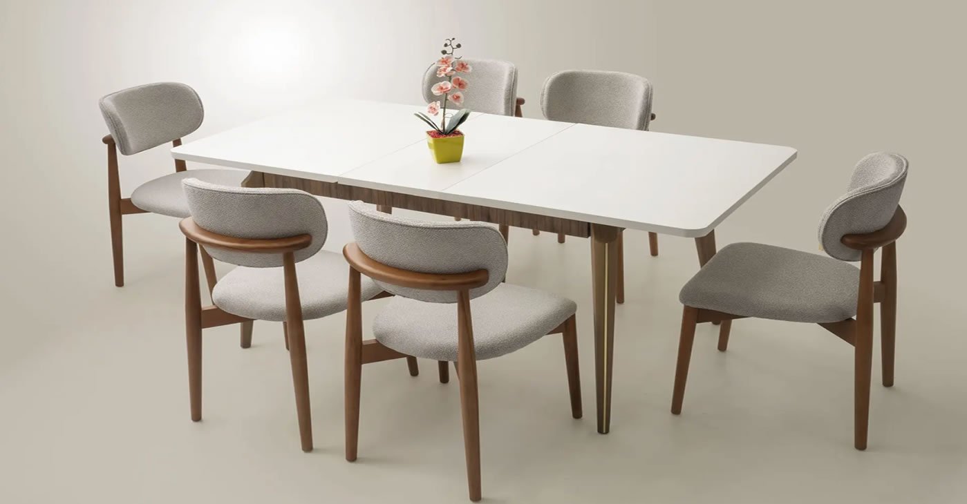 White Dining Room Set