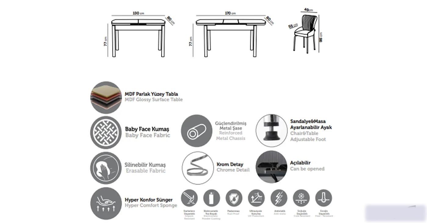 Nova Table Chair