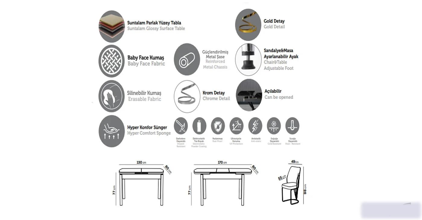İstanbul Table Chair