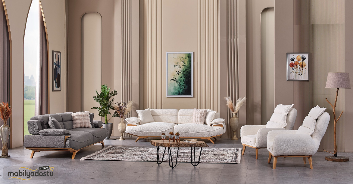 Simge Sofa Set