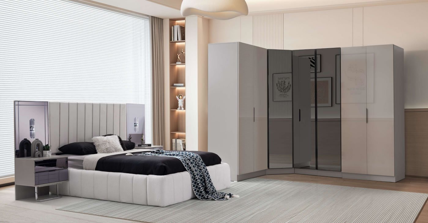 Luxury Corner Bedroom Set