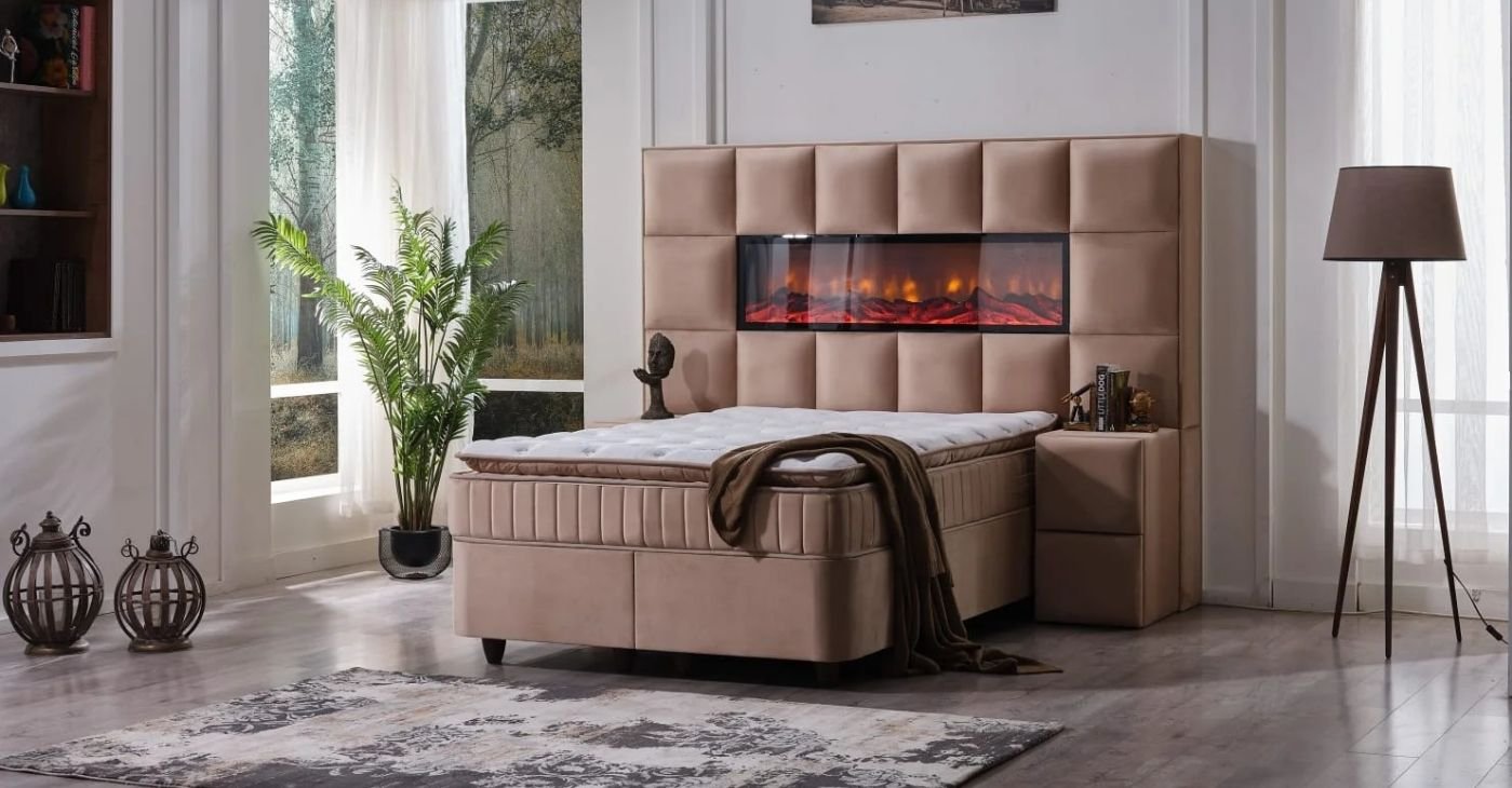 Base Bed With Fireplace